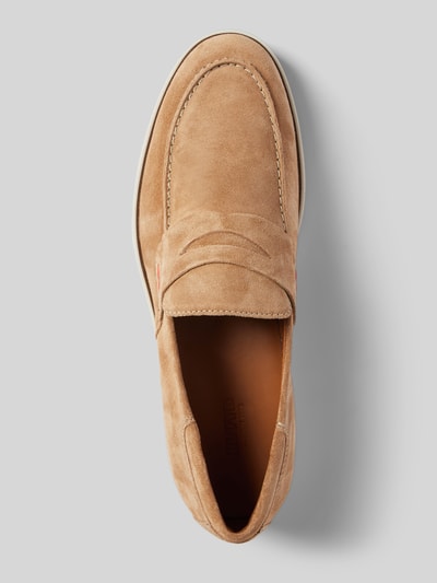 Lloyd Loafers mit Ziernähten Modell 'HOUSTON' Sand 3