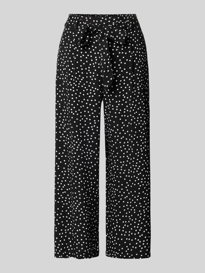 Produktfoto, Regular Fit Culotte aus reiner Viskose Modell 'NOVA' von Only mit Optik: Allover-Muster, verkürzt, elastischer Bund