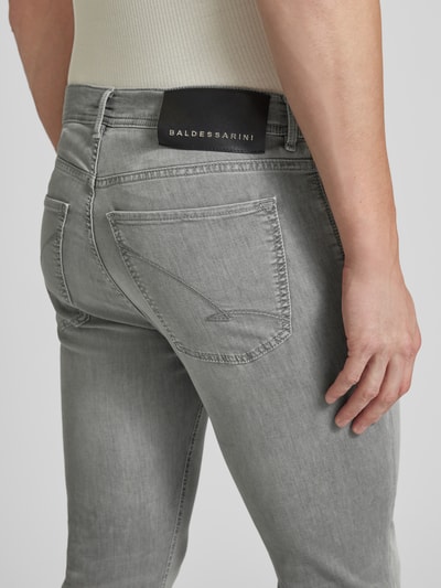 Baldessarini Regular fit jeans met steekzakken, model 'Jack' Zilver - 3