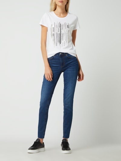 Liu Jo White Skinny Fit Jeans mit Stretch-Anteil Modell 'Devine'  Jeansblau 1