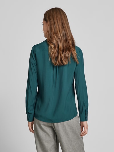 Seidensticker Regular fit overhemdblouse van viscose met deelnaden Petrol - 5