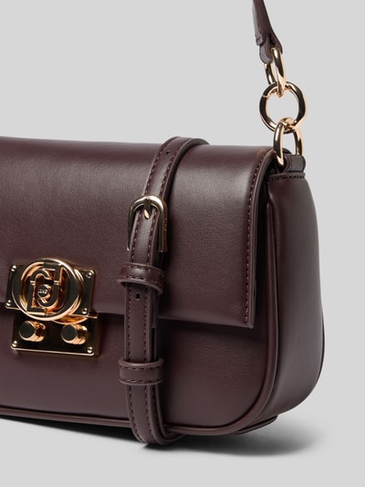 Liu Jo White Handtasche mit Klickverschluss Modell 'ADIVA' Bordeaux 2