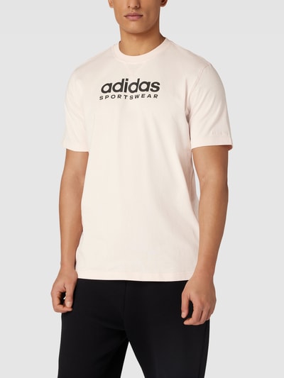 ADIDAS SPORTSWEAR T-Shirt mit Label-Print Beige 4