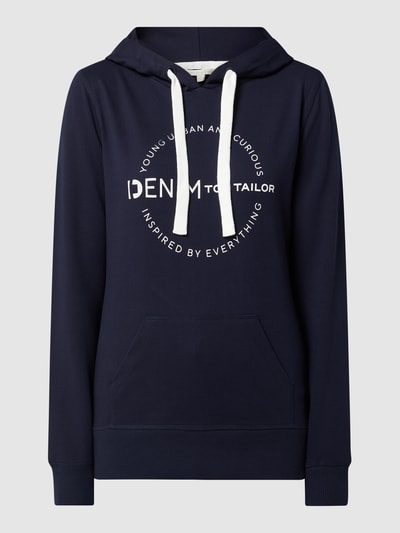 Tom Tailor Denim Hoodie aus Baumwolle  Dunkelblau 2