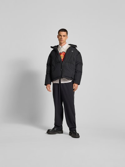 Kenzo Daunenjacke mit Logo-Applikation Black 1