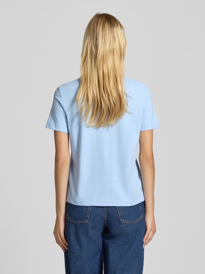 Calvin Klein Jeans T-Shirt mit Label-Print Hellblau 5