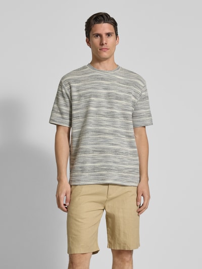 MCNEAL T-shirt met structuurmotief Ecru - 4