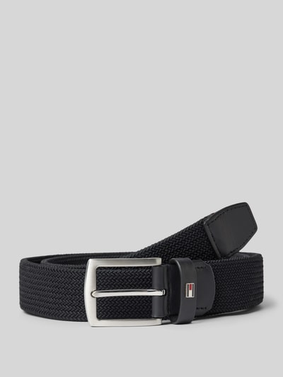 Tommy Hilfiger Gürtel mit Strukturmuster Modell 'DENTON ELASTIC' Black 1