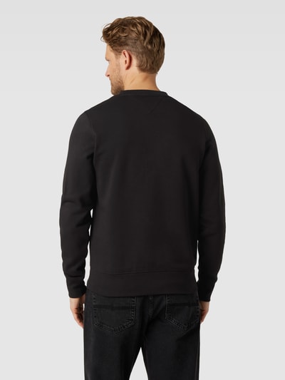 Tommy Hilfiger Gebreide pullover met labelstitching Zwart - 5