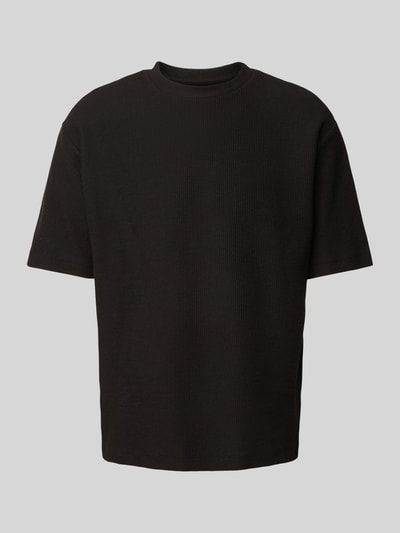 MCNEAL T-Shirt mit Strukturmuster  Black 2