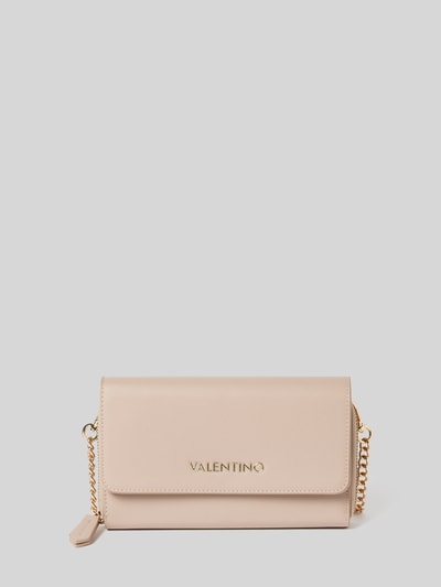 VALENTINO BAGS Umhängetasche mit Steppnähten Modell 'ZERO' Beige 1