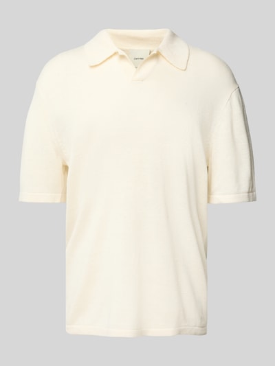 CK Calvin Klein Poloshirt met V-hals Beige - 2