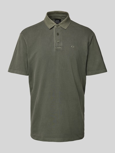 ARMANI EXCHANGE Poloshirt mit kurzer Knopfleiste Oliv 2