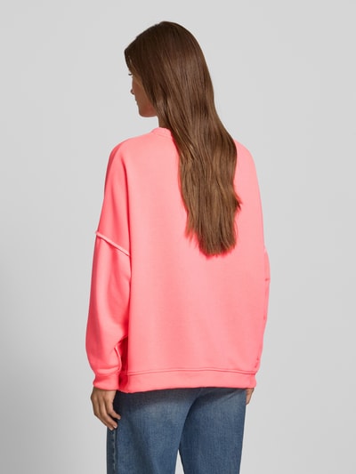 miss goodlife Bluza o kroju relaxed fit z nadrukiem z napisem Neonowy różowy 5