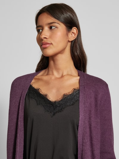 Vila Cardigan met steekzakken, model 'VIRIL' Violet - 3