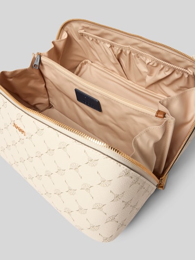 JOOP! Kosmetiktasche mit Logo-Muster und Tragehenkel Offwhite 3