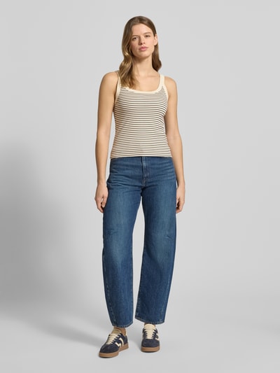 Levi's® Slim Fit Tank Top aus Baumwoll-Mix Ecru 1