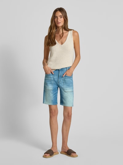 Marc O'Polo Boyfriend fit korte jeans van katoenmix Jeansblauw - 1