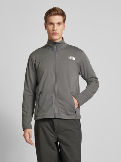 The North Face Sweatjacke mit Label-Print Mittelgrau 4