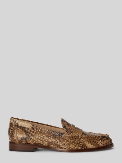 Lauren Ralph Lauren Mokasyn ze skóry naturalnej Camel 2