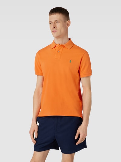 Polo Ralph Lauren Poloshirt mit Label-Stitching Orange 4