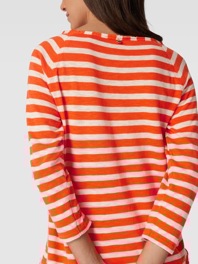 Rich & Royal Longsleeve mit Streifenmuster Orange 3