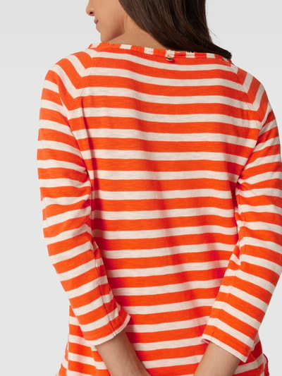 Rich & Royal Longsleeve mit Streifenmuster Orange 3