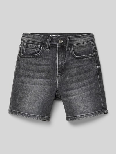Tom Tailor Jeansshorts mit 5-Pocket-Design Mittelgrau Melange 1