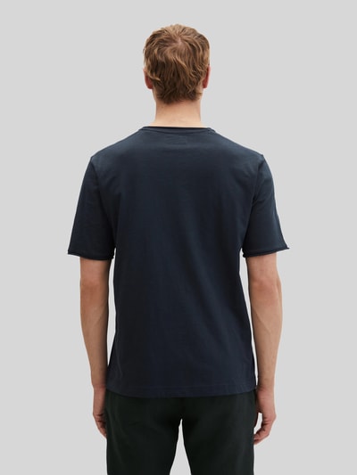 Marc O'Polo Regular Fit T-Shirt aus reiner Baumwolle Marine 5