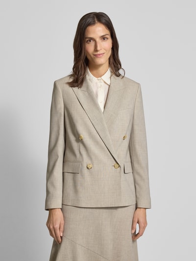 BOSS Regular fit blazer van pure scheerwol, model 'JALETO9' Beige - 4