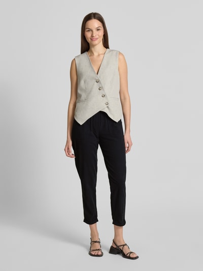 Soyaconcept Tapered Fit Hose mit Eingrifftaschen Modell 'Cissie' BLACK 1