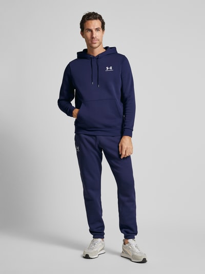 Under Armour Hoodie met labelstitching Marineblauw - 1