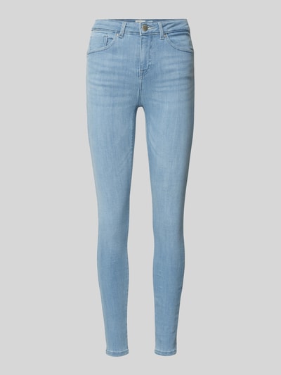 Only Skinny Fit Jeans aus Baumwoll-Mix Modell 'POWER' Hellblau 2