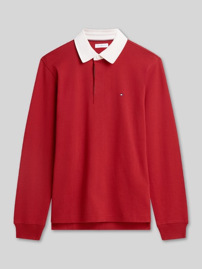 Tommy Hilfiger Relaxed Fit Poloshirt aus reiner Baumwolle Rot 2