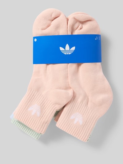 Produktfoto, Socken aus Baumwoll-Mix im 6er-Pack von adidas Originals, efekt: jednolity kolor, nadruk z logo, ściągacz: elastyczny, drobny splot, mieszanka bawełny, zestaw 6 par