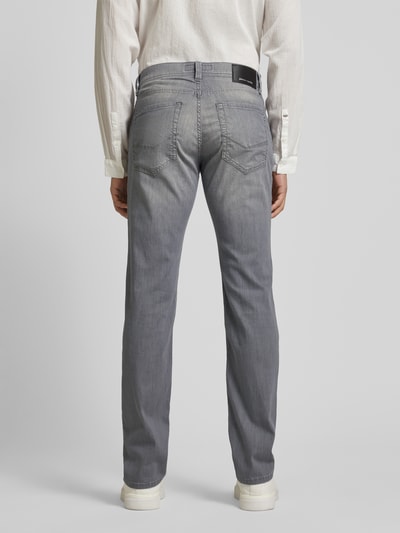 Pierre Cardin Jeans in used-look, model 'Lyon Tapered' Lichtgrijs - 5