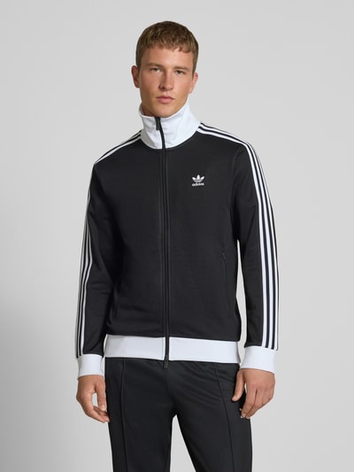 adidas Originals Kurtka treningowa z wyhaftowanym logo model ‘BECKENBAUER’ Czarny 4