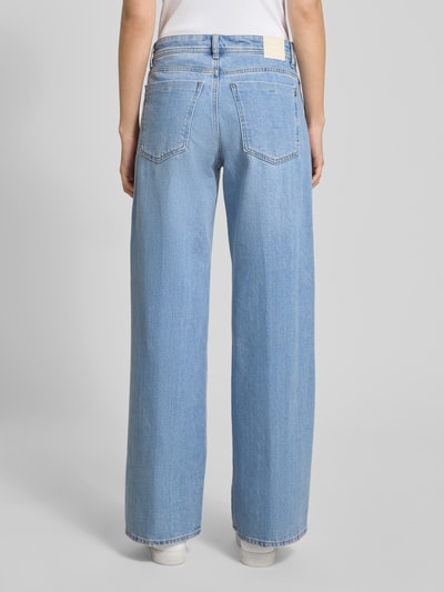 Brax Wide Fit Jeans mit Bindegürtel Modell 'MORGAN' Hellblau 5