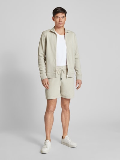 BOSS Orange Shorts mit Label-Patch Modell 'Aponiolo' Sand 1