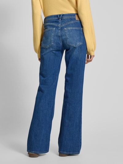 Raffaello Rossi Flared Jeans mit Leistentaschen Modell 'NELLA' Blau 5