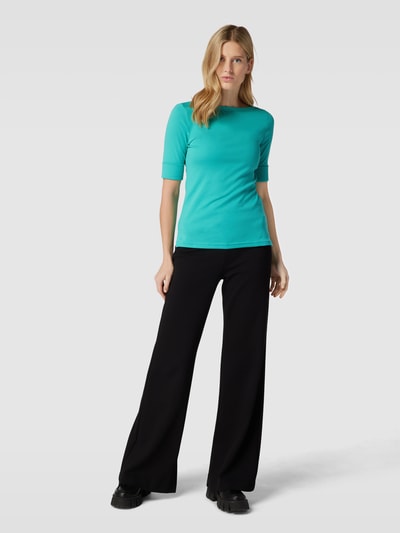 Lauren Ralph Lauren T-shirt met boothals Turkoois - 1