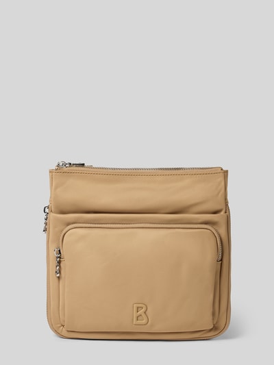 BOGNER Handtasche mit Label-Detail und Schulterriemen Hellbraun 1