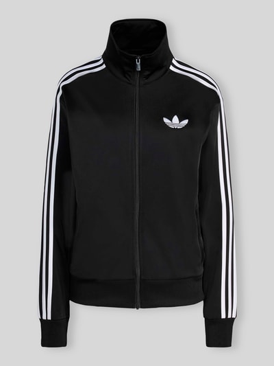 adidas Originals Relaxed Fit Sweatjacke mit Logo-Stitching Black 2