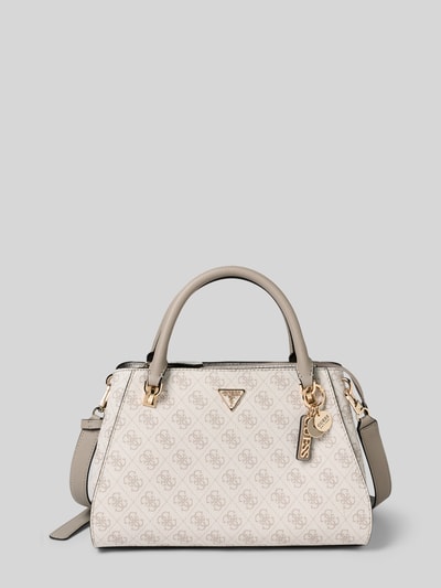 Guess Satchel Bag mit Label-Detail Modell 'NOELLE' Taupe 2