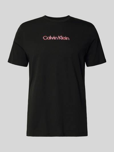 Calvin Klein Jeans Regular Fit T-Shirt mit Logo-Print Modell 'Class' Black 2