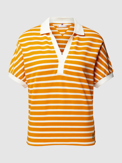 Tommy Hilfiger T-Shirt mit Streifenmuster Orange 2