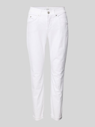 MAC Jeansy o skróconym kroju Biały 2