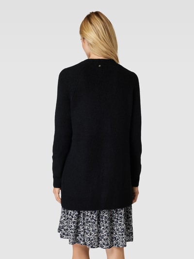 MOS MOSH Strickjacke in Melange-Optik Modell 'THORA' Black 5