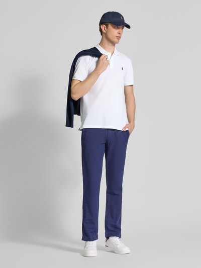 Polo Ralph Lauren Tailored fit poloshirt met logostitching Wit - 1