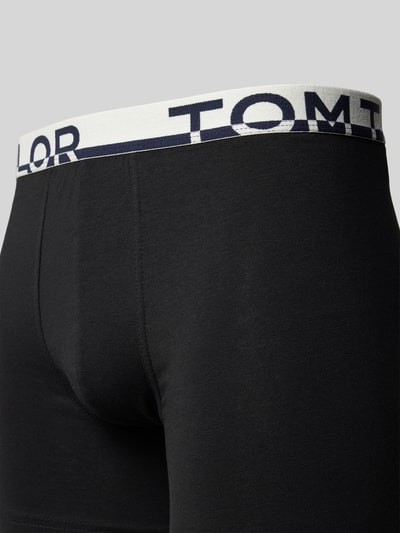 Tom Tailor Slim Fit Trunks mit Label-Schriftzug am Bund Black 2